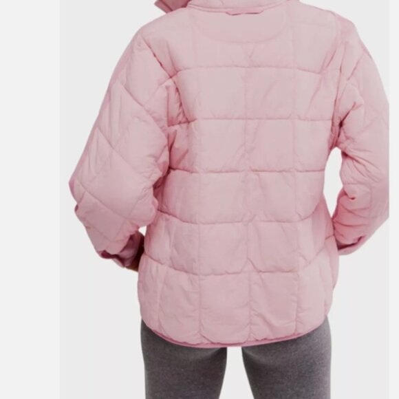 NWT FP Movement x Hatch Pink Pippa Packable Puffer Jacket, Large - Picture 4 of 11